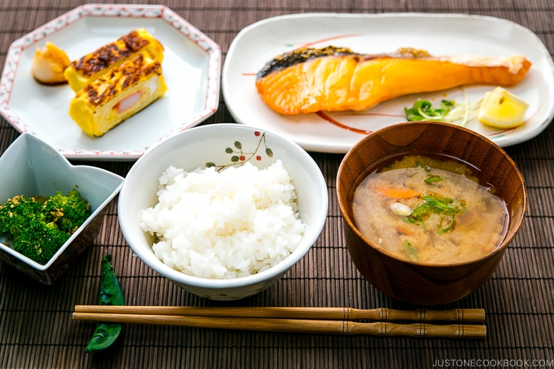 Traditional Japanese Breakfast Set